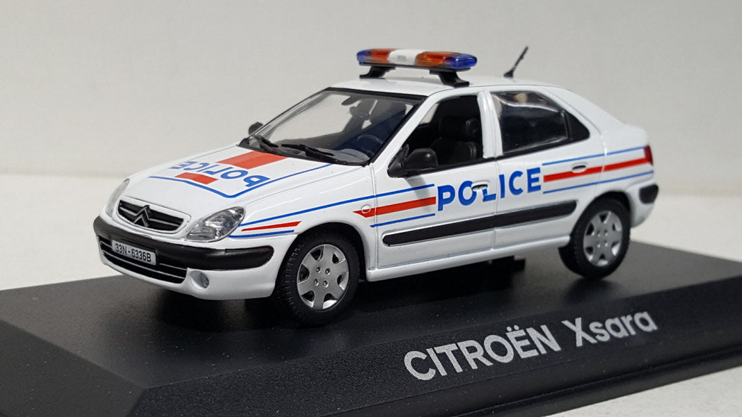 Norev Citroën Xsara France Police Wit - Schaal 1:43