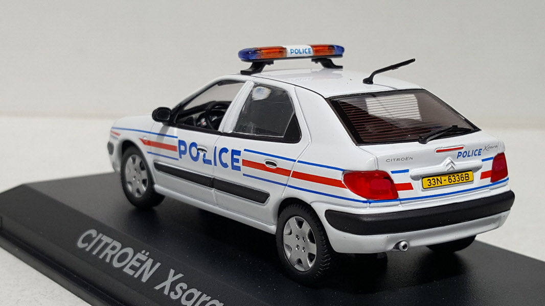 Norev Citroën Xsara France Police Wit - Schaal 1:43
