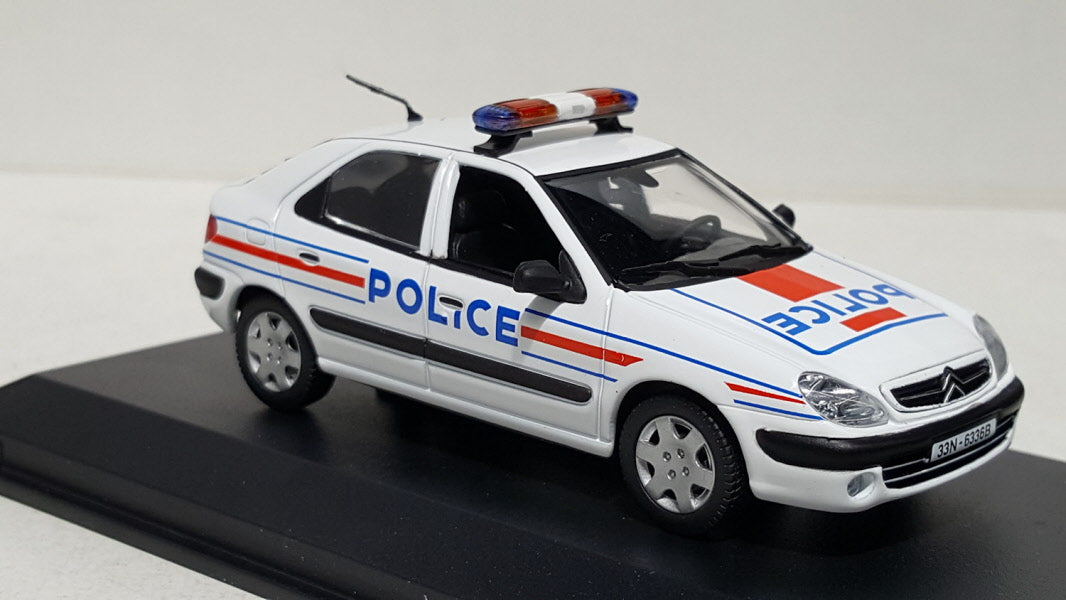 Norev Citroën Xsara France Police Wit - Schaal 1:43