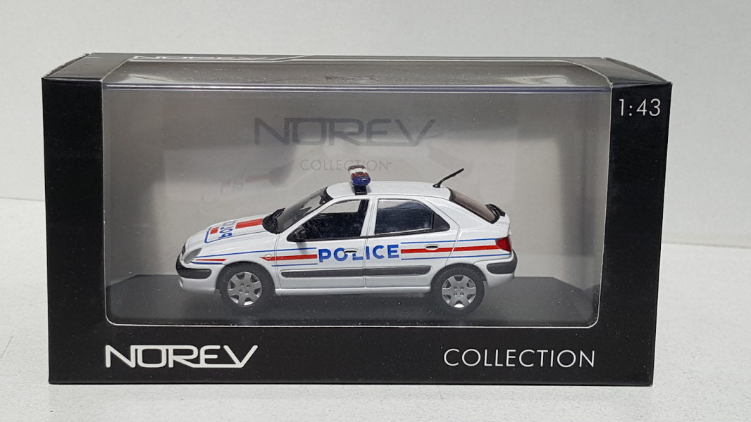 Norev Citroën Xsara France Police Wit - Schaal 1:43