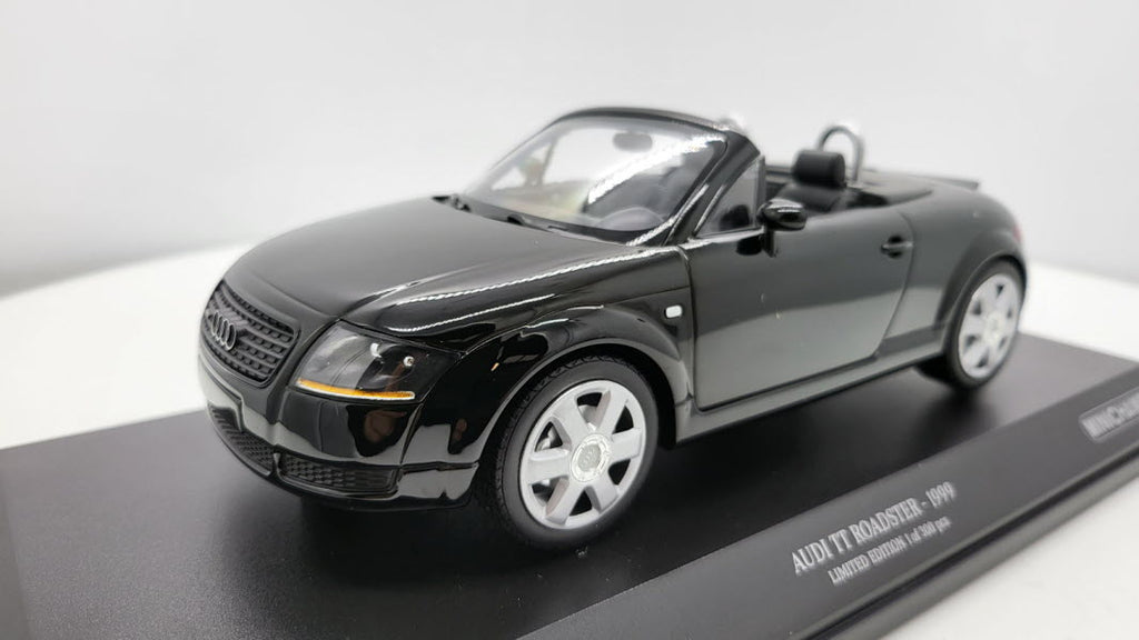 Audi TT Roadster zwart 1999 Minichamps 1:18