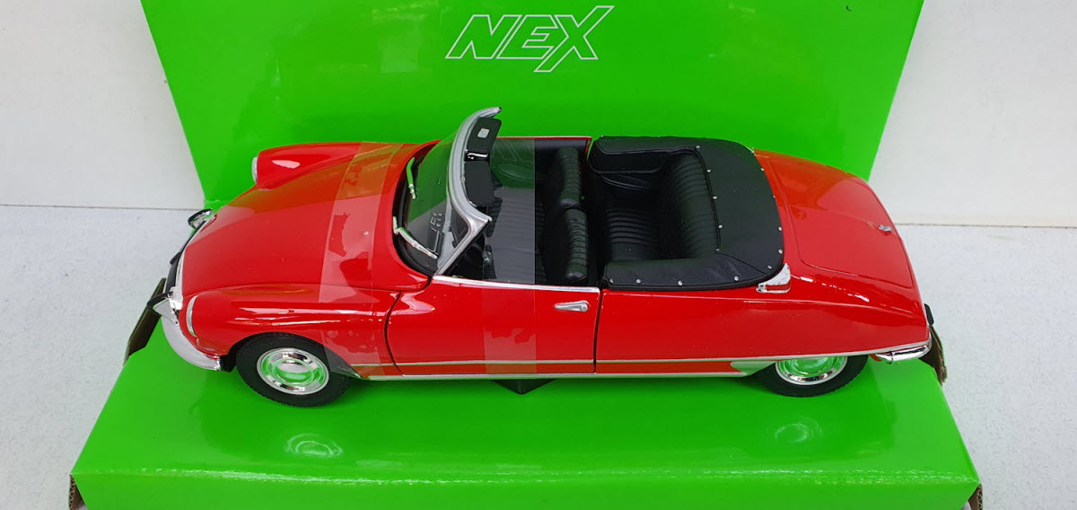 Citroën DS19 Cabriolet Rood 1958 Welly 1:24