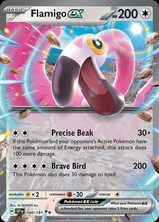 160/191 Flamigo ex - Surging Sparks (SSP - ENG)