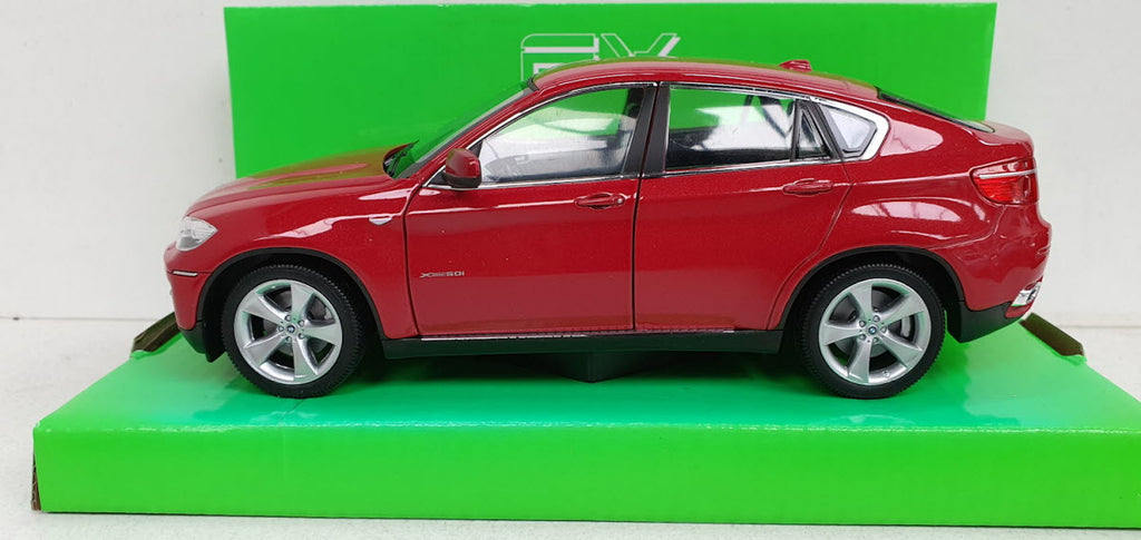 Welly BMW X6 Metallic Dark Red 2008 1:24