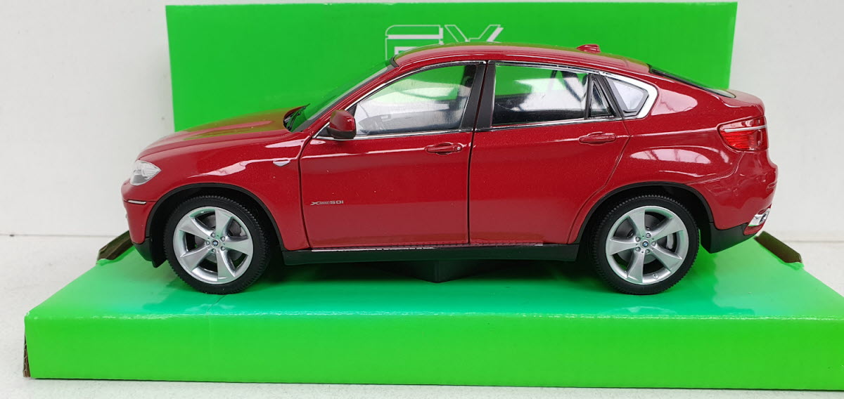 Welly BMW X6 Metallic Dark Red 2008 1:24