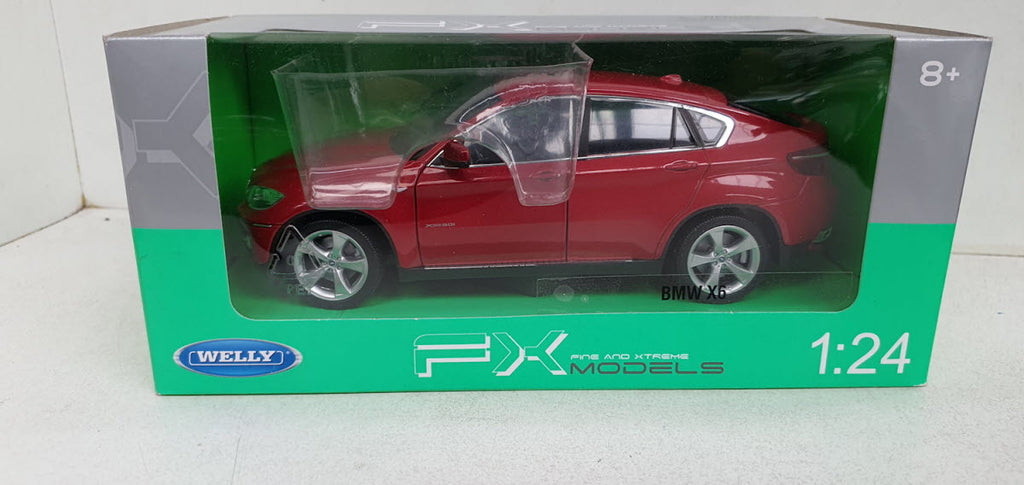 Welly BMW X6 Metallic Dark Red 2008 1:24