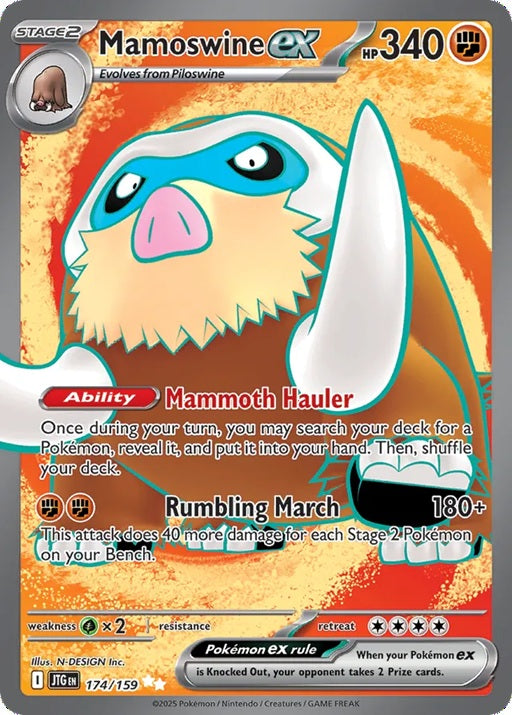 174/159 Mamoswine ex - JTG (ENG)