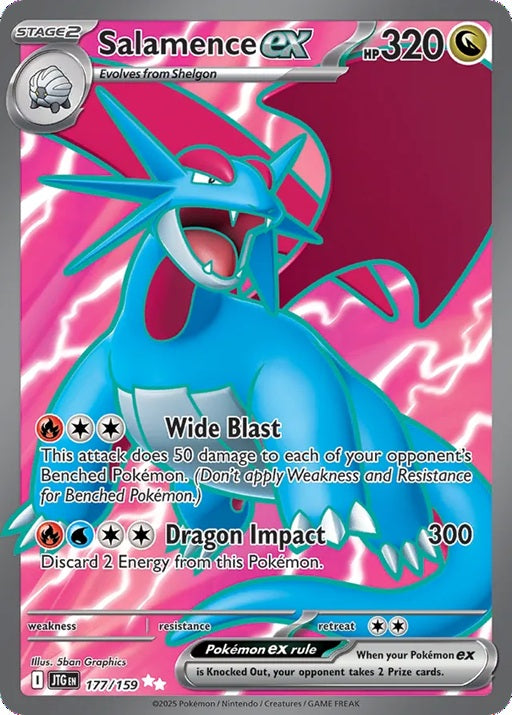 177/159 Salamence ex - JTG (ENG)