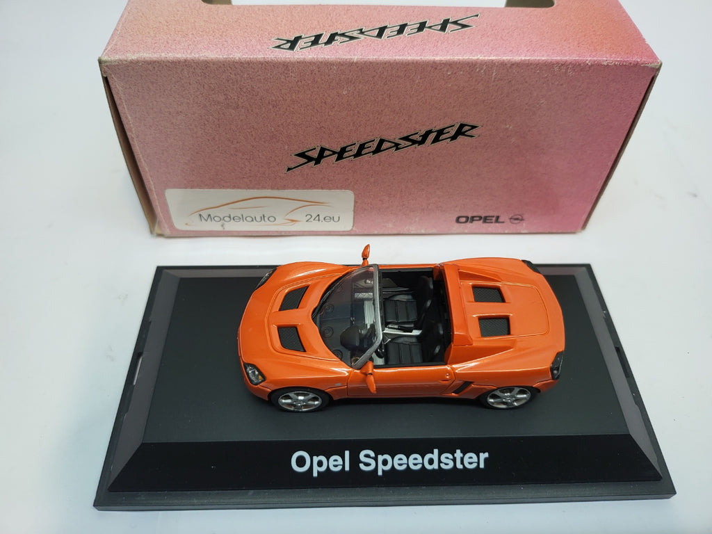 Schuco Opel Speedster Dealer Edition Oranje 2001 - Schaal 1:43