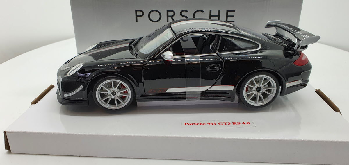 Bburago Porsche 911 GT3-RS 4.0 Black - Schaal 1:18