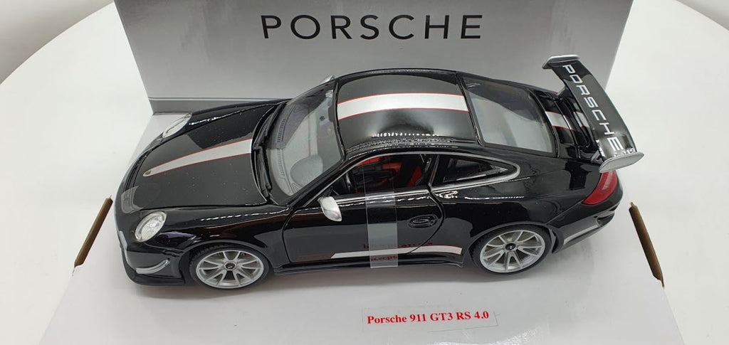 Bburago Porsche 911 GT3-RS 4.0 Black - Schaal 1:18