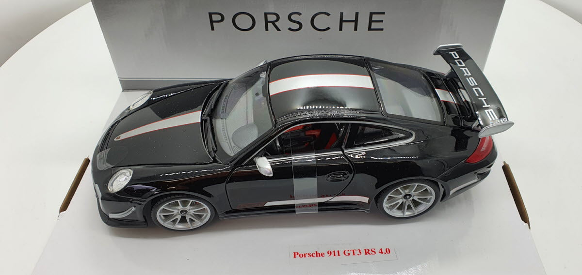 Bburago Porsche 911 GT3-RS 4.0 Black - Schaal 1:18