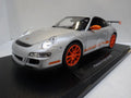Welly Porsche 911 (997) GT3 RS 2007 Silver/Orange - Schaal 1:18