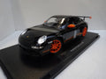 Welly Porsche 911 (997) GT3 RS 2007 Black/Orange - Schaal 1:18