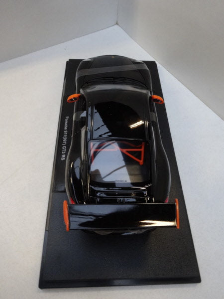 Welly Porsche 911 (997) GT3 RS 2007 Black/Orange - Schaal 1:18