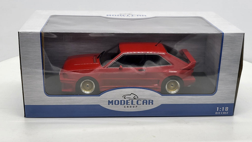 MCG: Volkswagen Scirocco Rieger GTO Rood (1980) - Schaal 1:18