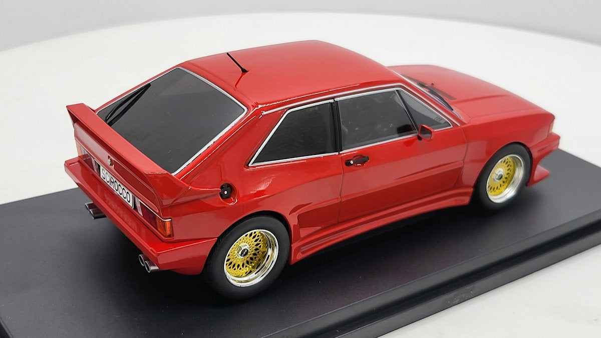 MCG: Volkswagen Scirocco Rieger GTO Rood (1980) - Schaal 1:18