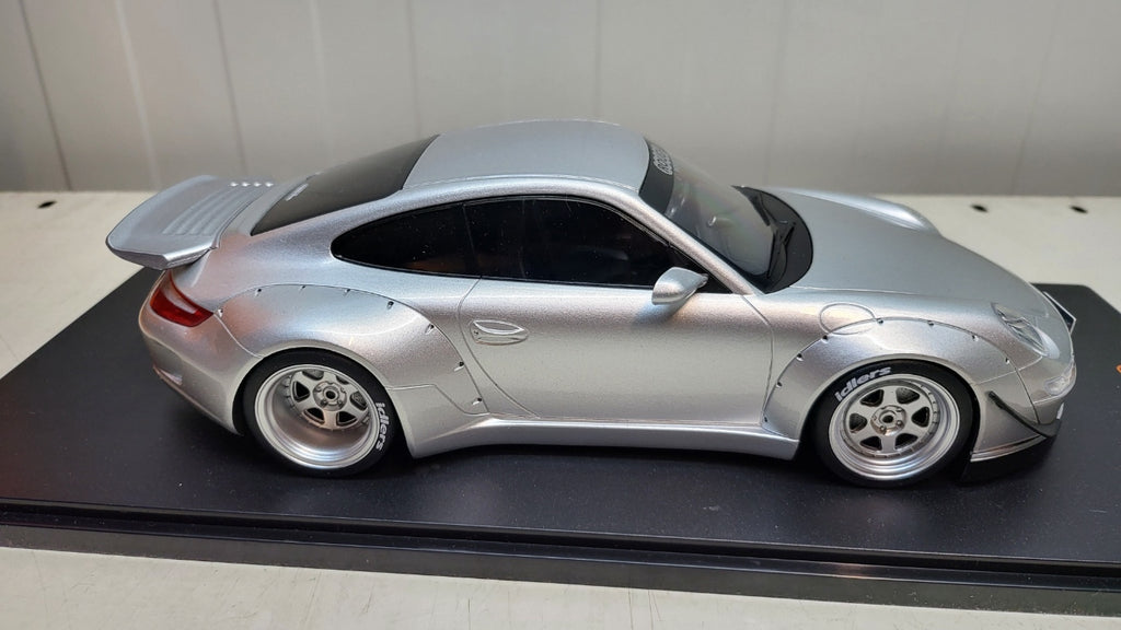 IXO: Porsche 997 RWB Zilver/Grijs - Schaal 1:18