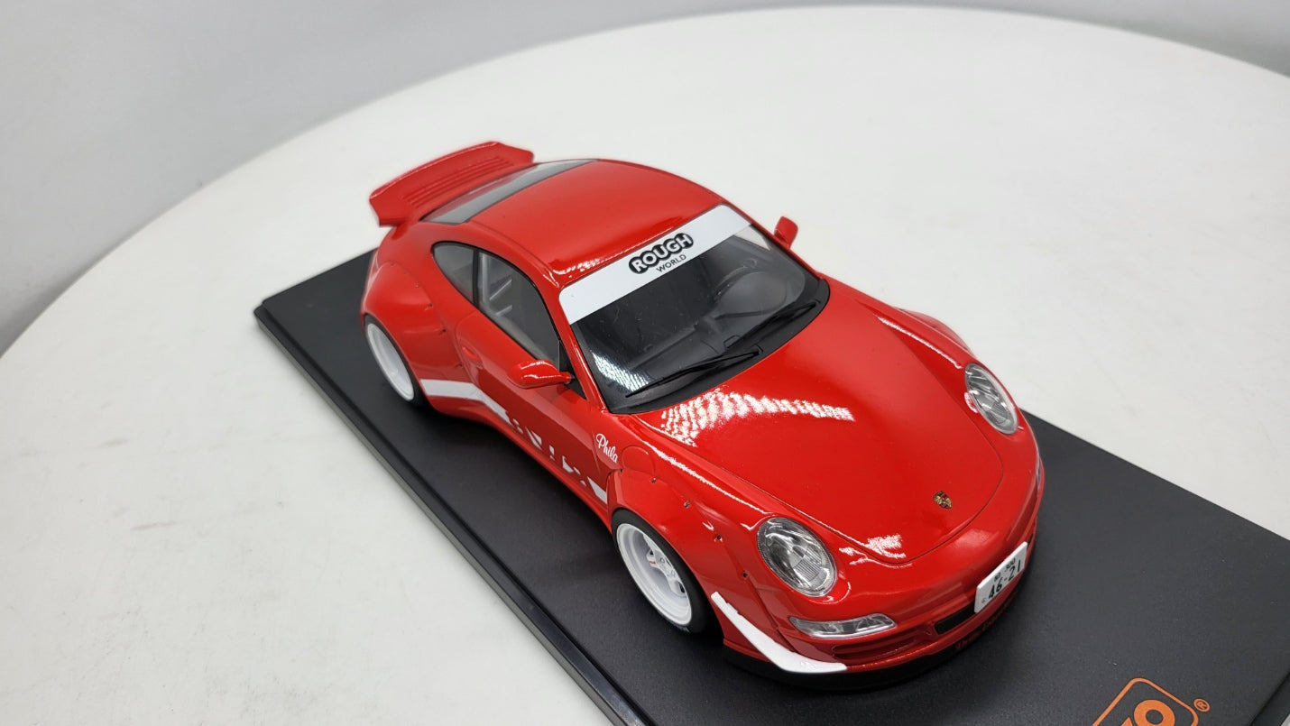 IXO: Porsche 997 RWB Rood - Schaal 1:18