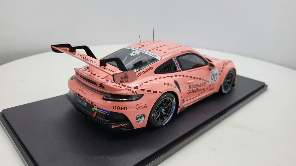 IXO: Porsche 911 GT3 Cup - Brands Hatch 2023 #90 J.Malin - Schaal 1:18