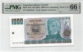 P-317b - Argentina 1000 Pesos Argentinos 1984 Unc PMG 66 EPQ