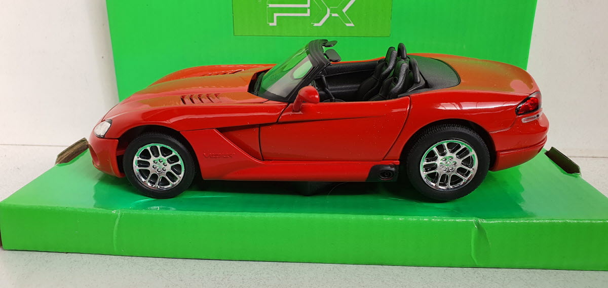Dodge Viper SRT-10 Rood 2003 Welly 1:24