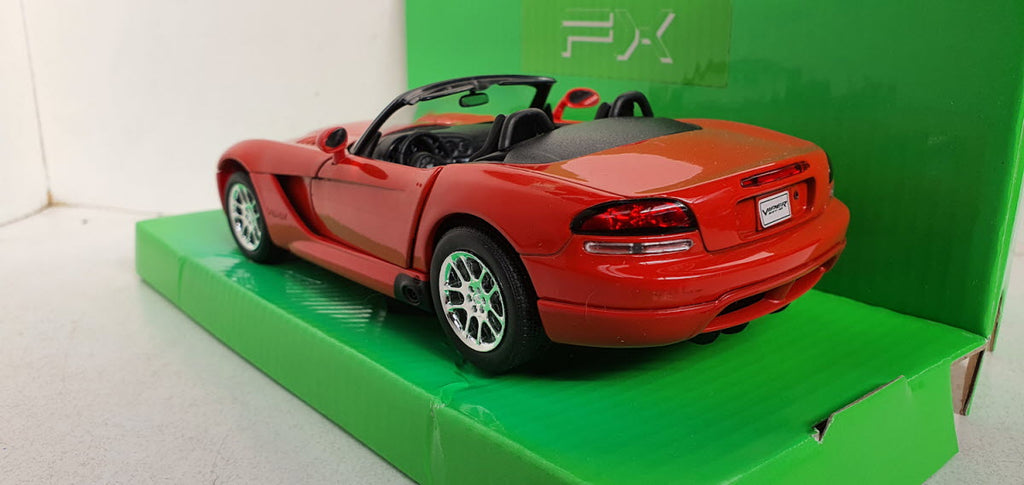 Dodge Viper SRT-10 Rood 2003 Welly 1:24