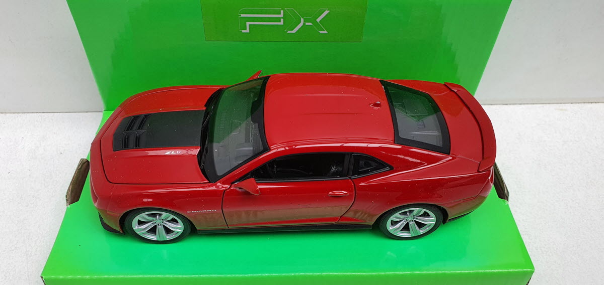Chevrolet Camaro ZL1 Donker Rood 2012 Welly 1:24
