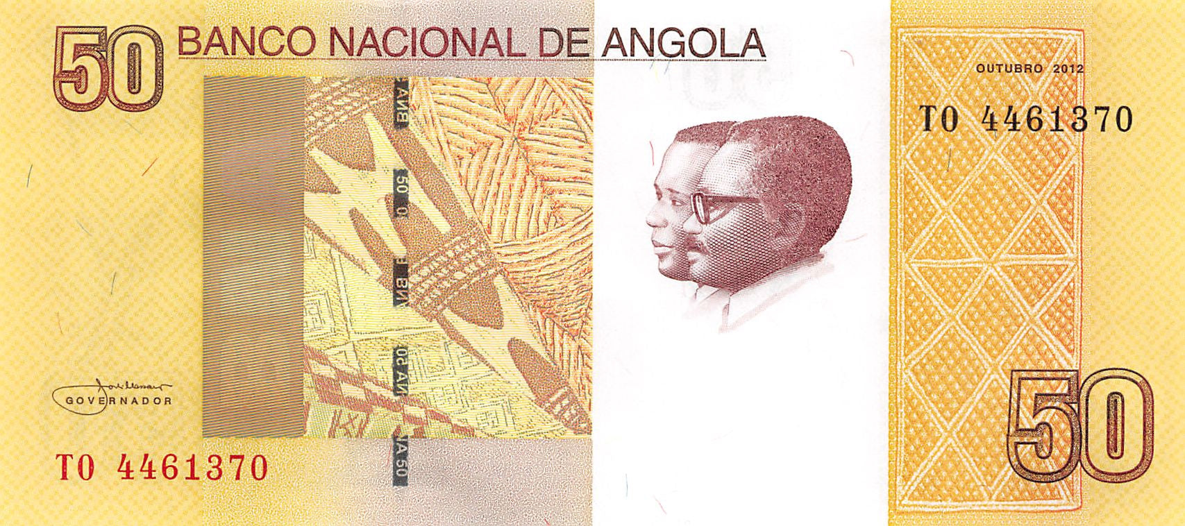 P-152 - Angola 50 Kwansas 2012 Unc