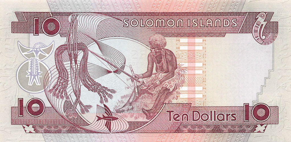 P-015a Solomon Islands 10 Dollars 1986 Unc