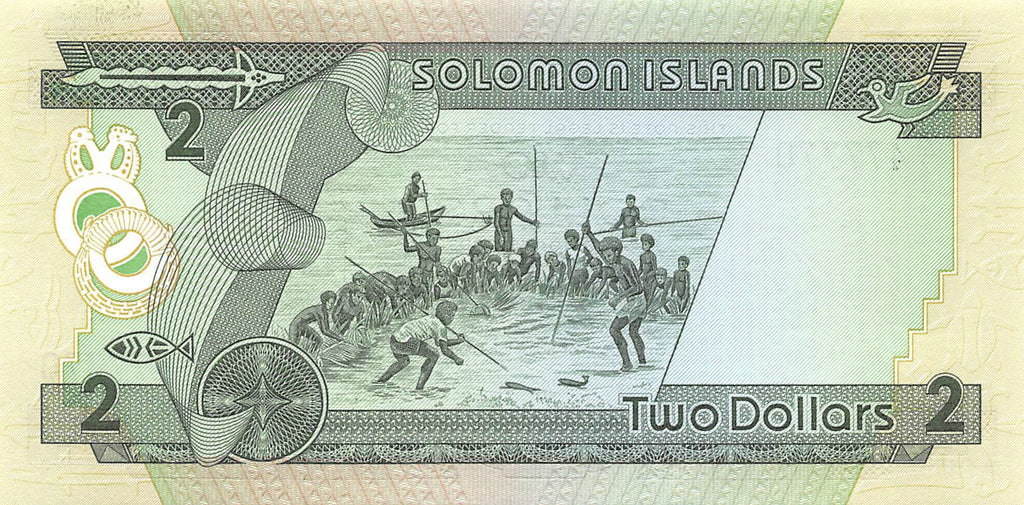 P-013a Solomon Islands 2 Dollars 1986 Unc