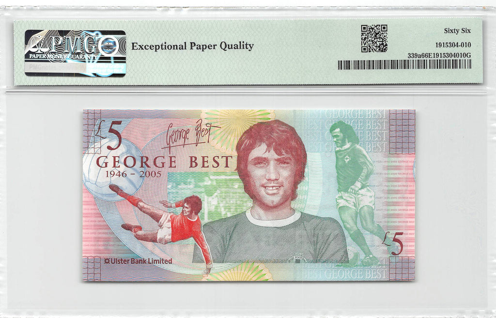 Ireland Northern 5 Pounds Sterling 2006 Unc PMG 66 EPQ