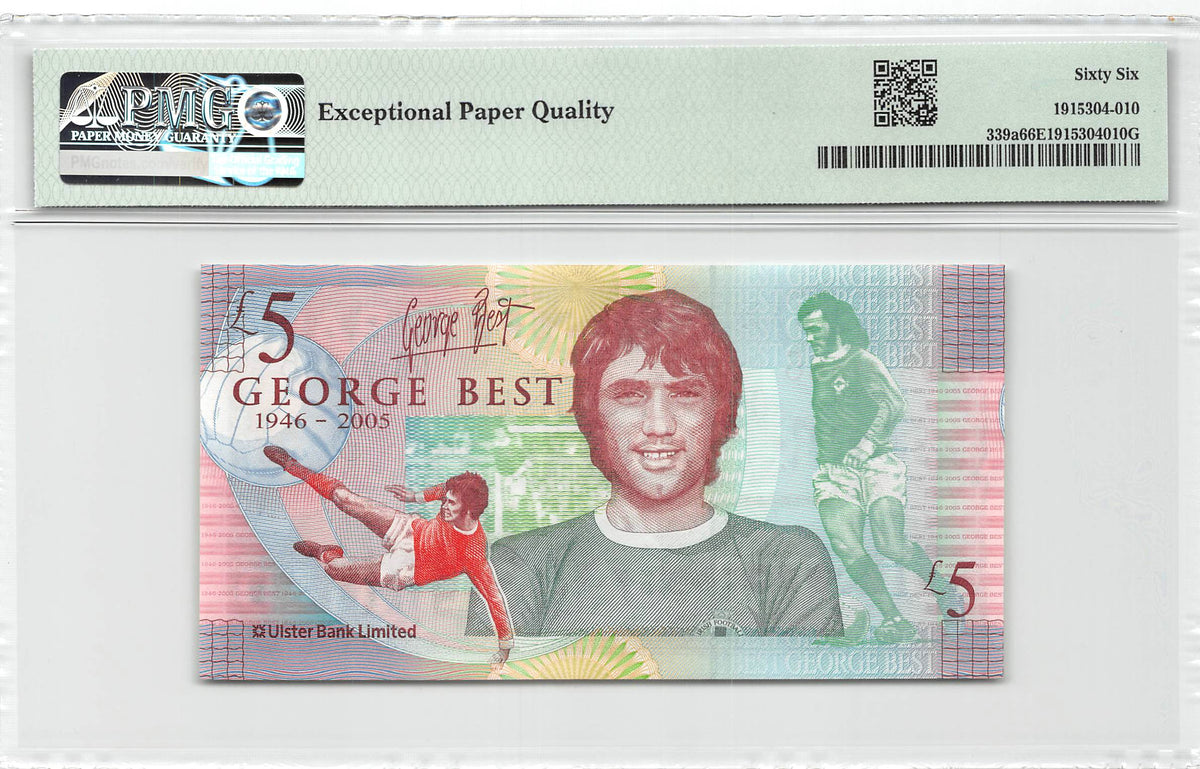 Ireland Northern 5 Pounds Sterling 2006 Unc PMG 66 EPQ
