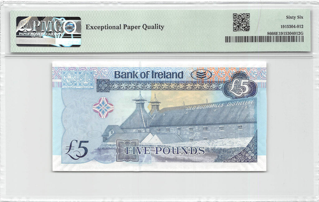 Ireland Northern 5 Pounds Sterling 2013 Unc PMG 66 EPQ