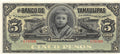 P-S429r Mexico 5 Pesos 1914 (ND) Remainder Unc