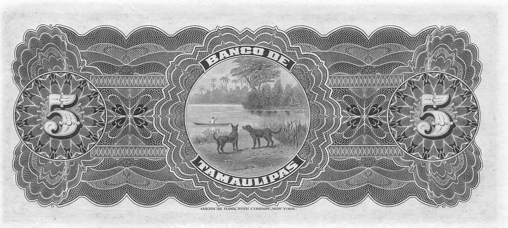 P-S429r Mexico 5 Pesos 1914 (ND) Remainder Unc
