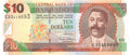 P-068a Barbados 10 Dollars 2007 Unc