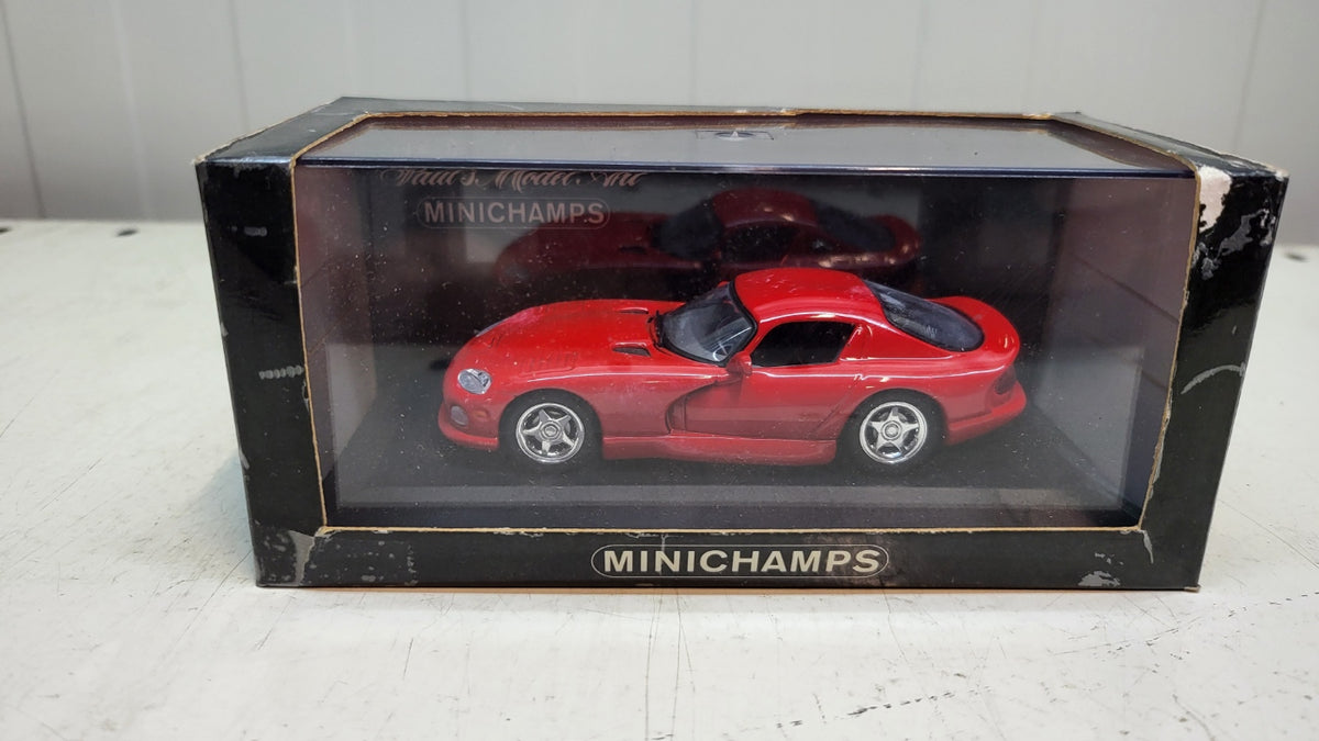 Minichamps Dodge Viper Coupé Rood 1993 - Schaal 1:43