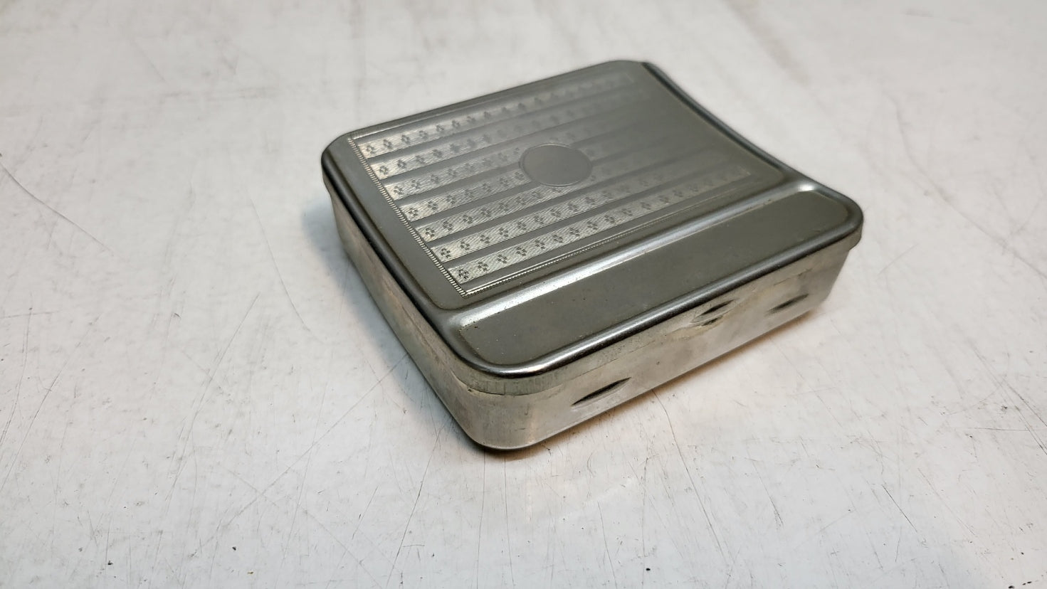 Vintage sigaretten koker mataal