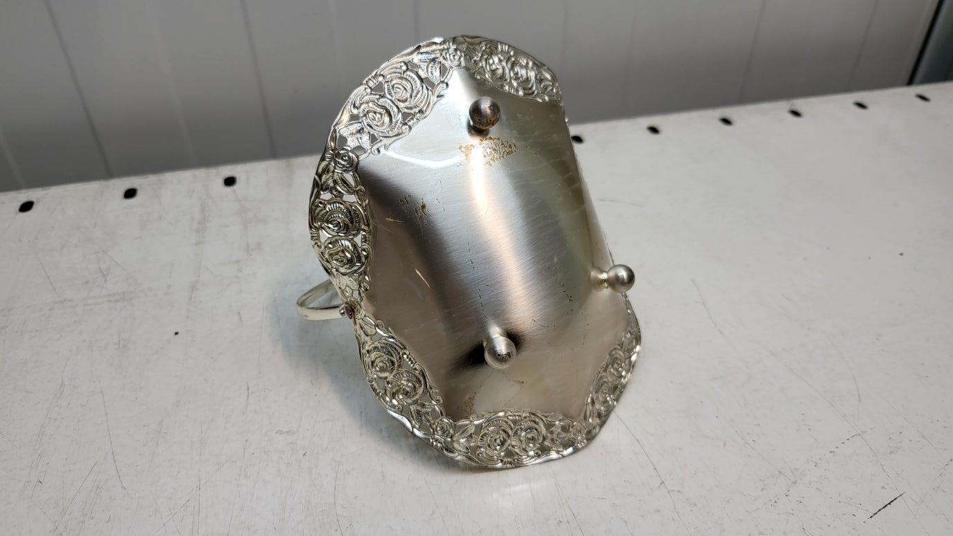 Bonbonschaal verzilverd Vintage decoratie