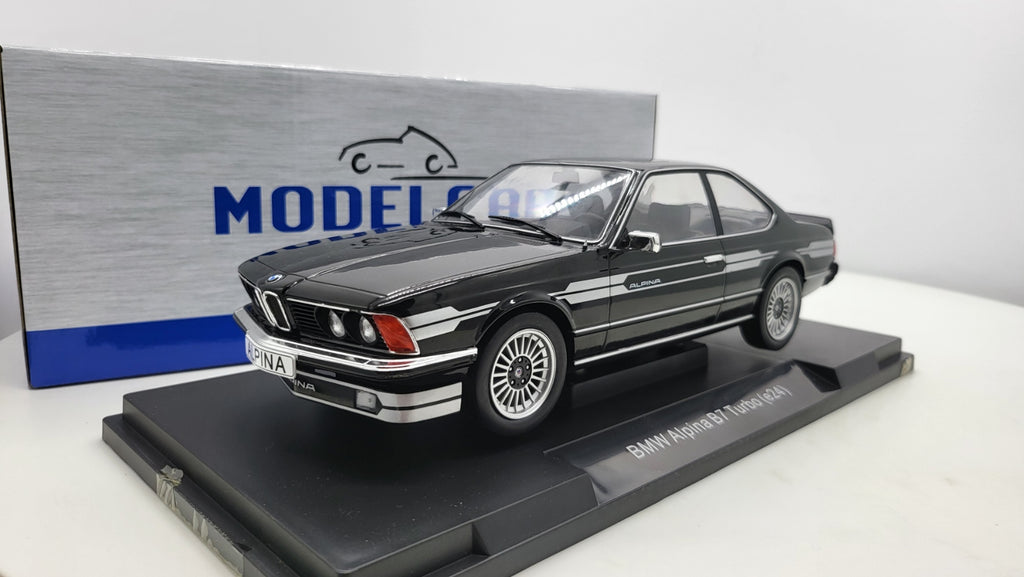BMW Alpina B7 Turbo E24 6-serie Coupe Zwart 1980 MCG 1:18