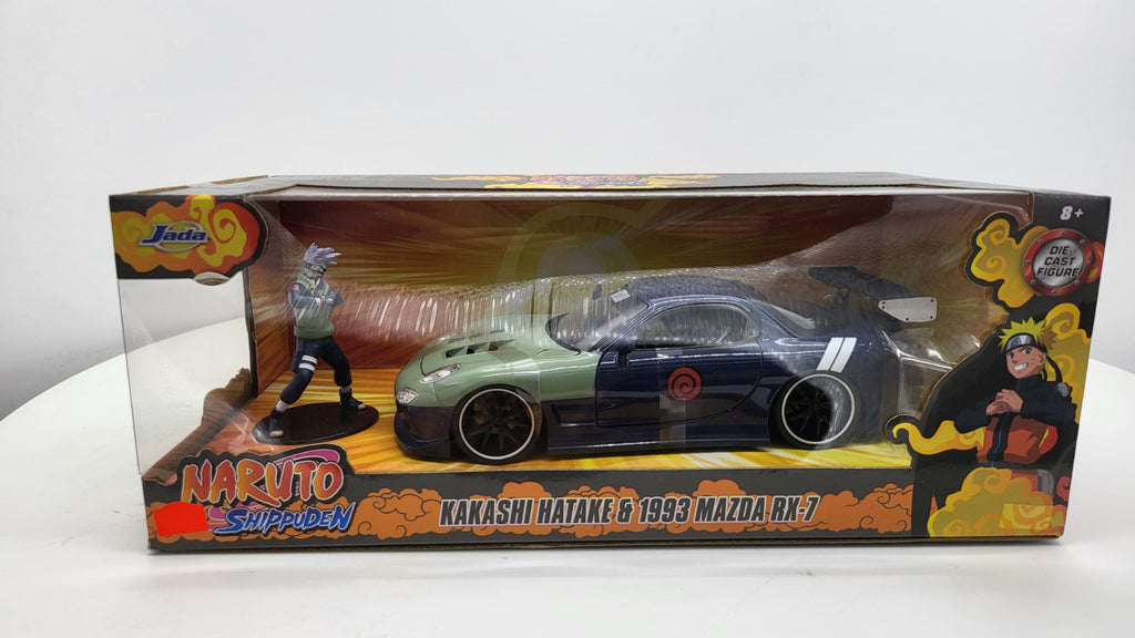 Mazda RX-7 Kakashi Hatake Groen/Blauw 1993 - Jada Toys 1:24