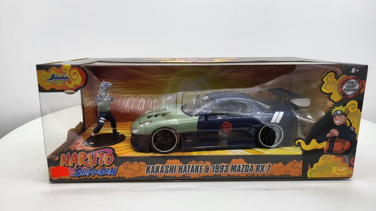 Mazda RX-7 Kakashi Hatake Groen/Blauw 1993 - Jada Toys 1:24