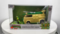 Jada Toys Volkswagen Bus T1 Party Wagon Ninja Turtles met Donatello Figuur - Schaal 1:24