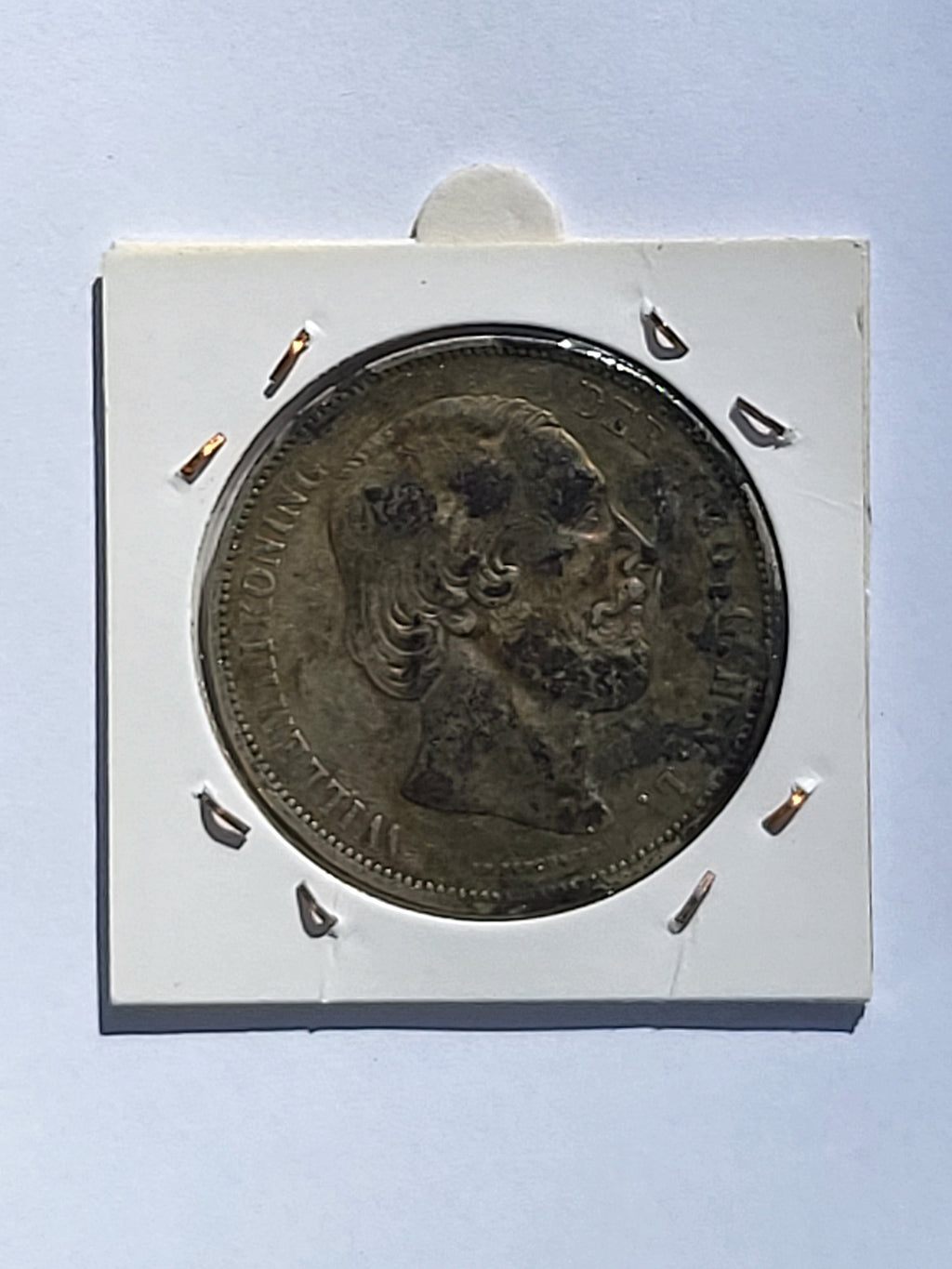 1873 - Nederland 2½ Gulden - Willem III - Zilver - FR