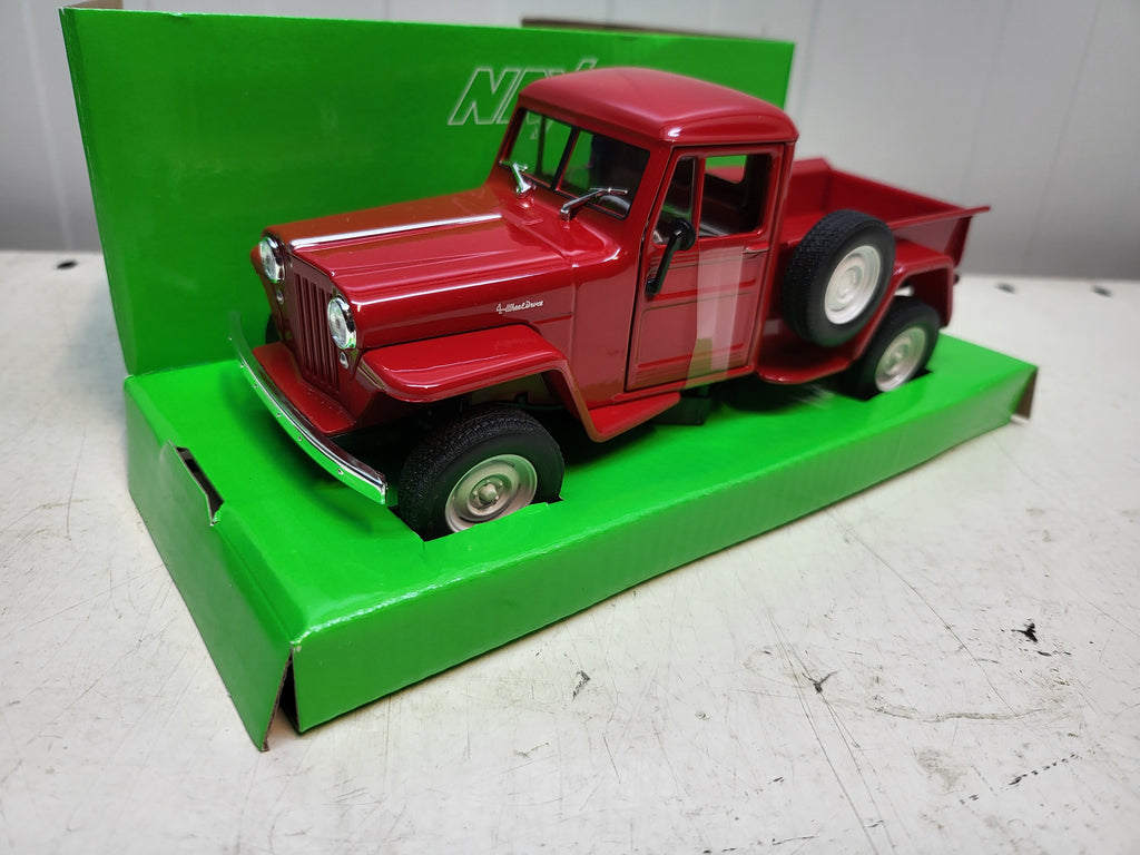 Welly Jeep Willys Rood 1947 - Schaal 1:24