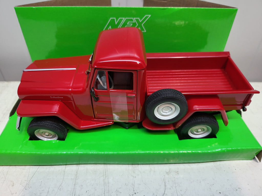 Welly Jeep Willys Rood 1947 - Schaal 1:24
