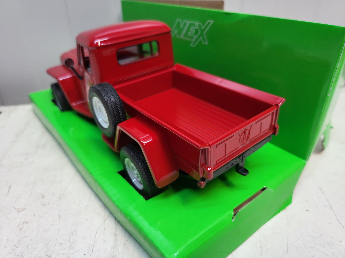 Welly Jeep Willys Rood 1947 - Schaal 1:24