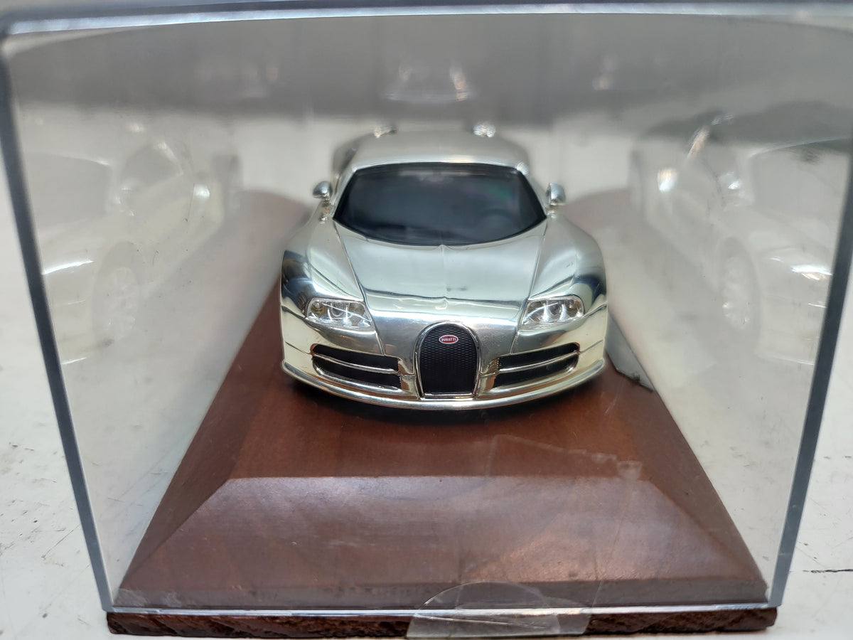 Atlas Bugatti Veyron Zilver - Schaal 1:43