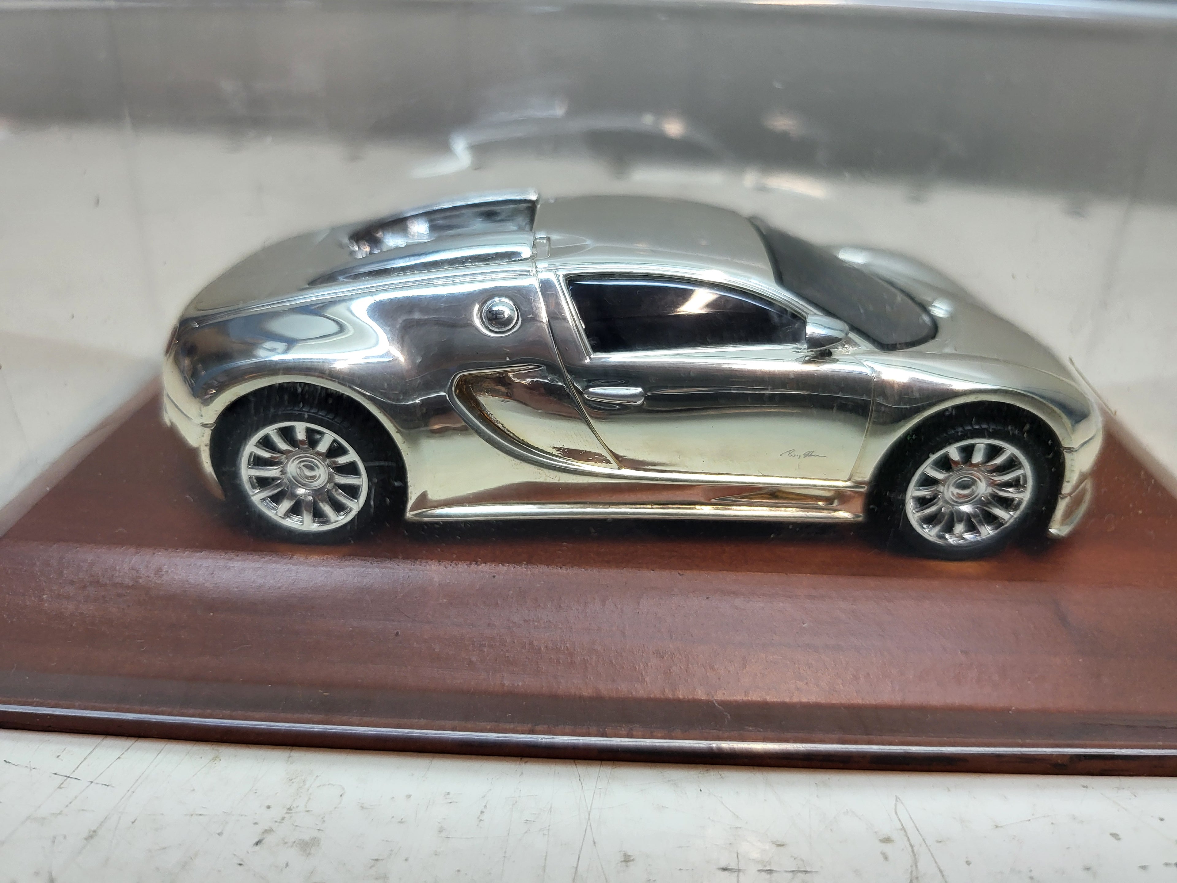 Atlas Bugatti Veyron Zilver - Schaal 1:43